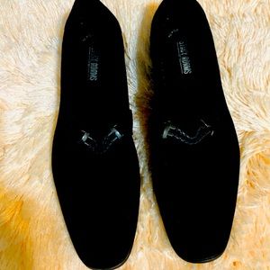 * Stacey Adams*  (Men) Black Suede Memory Foam Loafers size 11